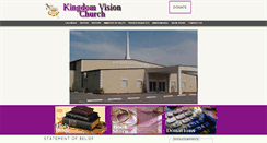 Desktop Screenshot of kingdomvisionchurch.org