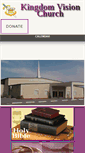 Mobile Screenshot of kingdomvisionchurch.org